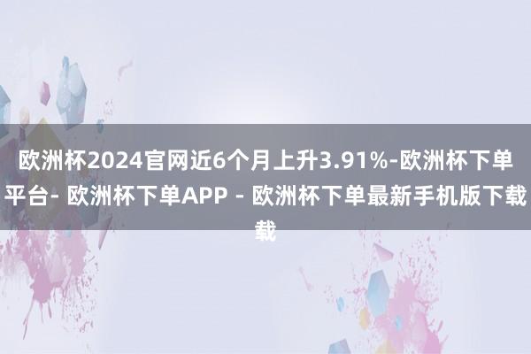 欧洲杯2024官网近6个月上升3.91%-欧洲杯下单平台- 欧洲杯下单APP - 欧洲杯下单最新手机版下载