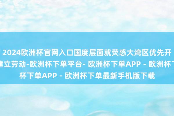 2024欧洲杯官网入口国度层面就荧惑大湾区优先开展区域市集一体化建立劳动-欧洲杯下单平台- 欧洲杯下单APP - 欧洲杯下单最新手机版下载