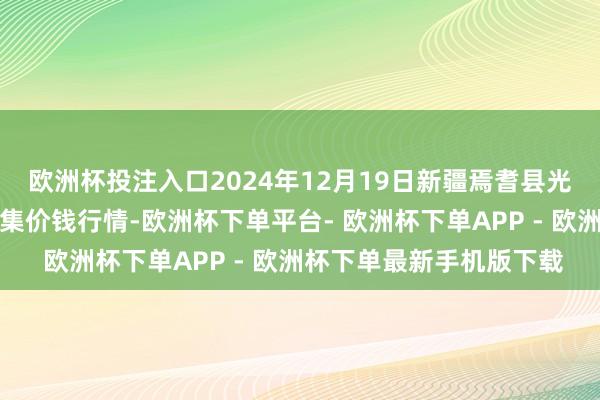 欧洲杯投注入口2024年12月19日新疆焉耆县光明农副产物笼统批发市集价钱行情-欧洲杯下单平台- 欧洲杯下单APP - 欧洲杯下单最新手机版下载