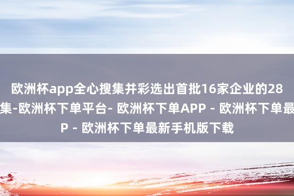欧洲杯app全心搜集并彩选出首批16家企业的28个高质地数据集-欧洲杯下单平台- 欧洲杯下单APP - 欧洲杯下单最新手机版下载